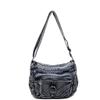 Denim Messenger Bag Vintage Women's Bag Large Capacity Multi-Layer Shoulder Bag