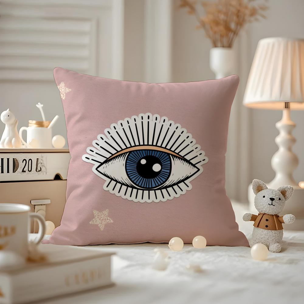 Cushion Cover Pattern Printed Pillowcase For Living Room Sofa Cushion Cover & Bedroom Decor C-CHIARA FERRAGNICOOL