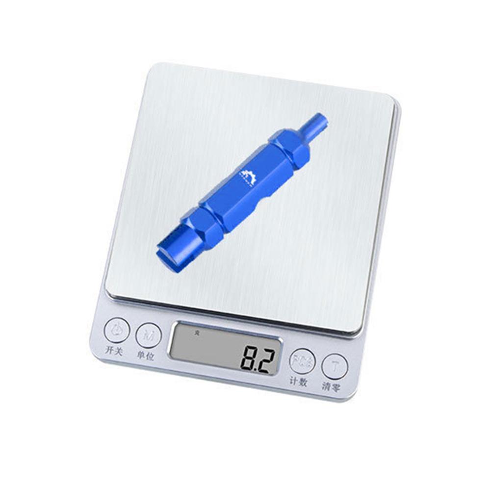- Mountain Road Bike Schrader Presta Valve Removal Wrench Core Tools (Blue)