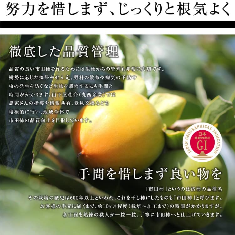Yamashitaya Sosuke Ichida Persimmon Dried Fruit 800g X 2 Bags Semi-Dried Frozen Japanese Confectionery Nagano Value Pack