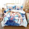Anime Miss Kobayashis Dragon Maid Bedding Set Double Twin King Duvet Cover Comforter Pillowcase Boys Girls Adults Bedroom