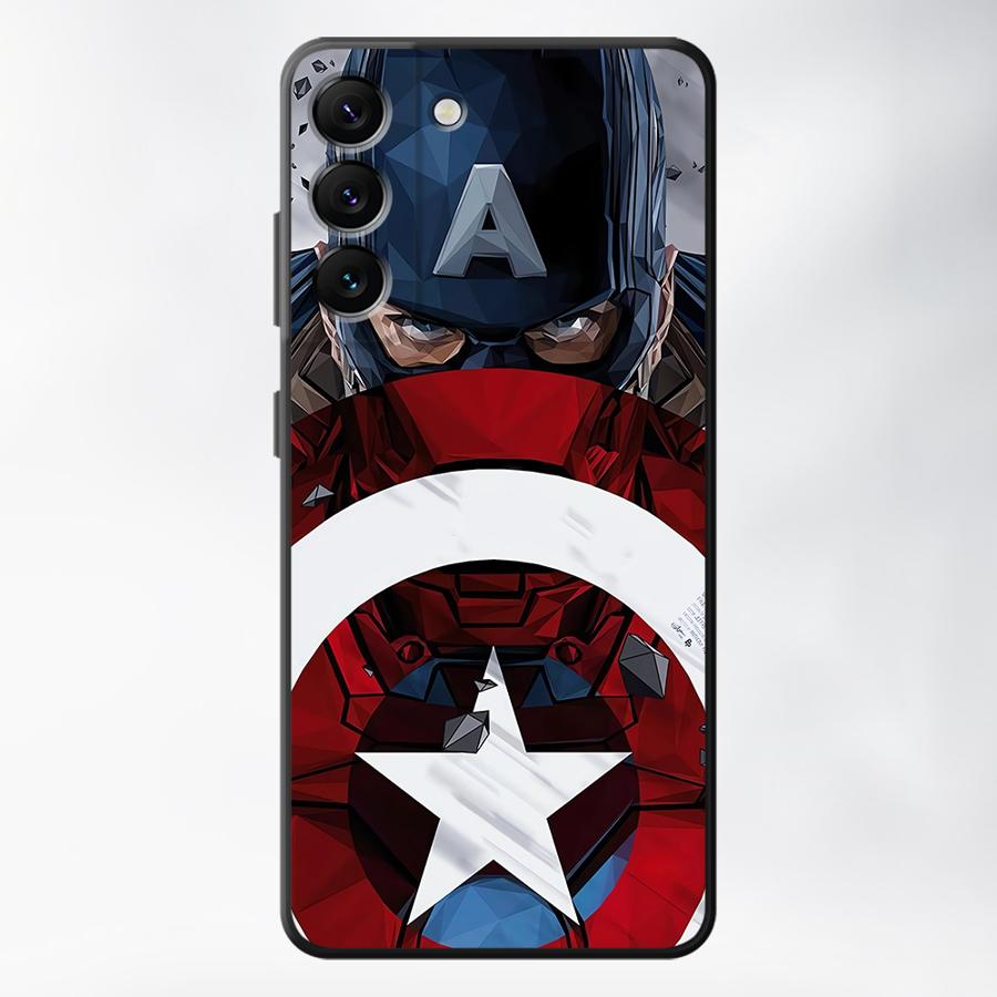 Case for Samsung Galaxy A57 A24 A52 A36 A73 A51 A32 A55 A25 A53 A35 A26 A23 A37 A22 Phone Cover A71 A72 Marvel Captain America
