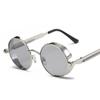 Metal Steam Punk Style Sun Glasses Steampunk Fashion Men Retro Round Sunglasses