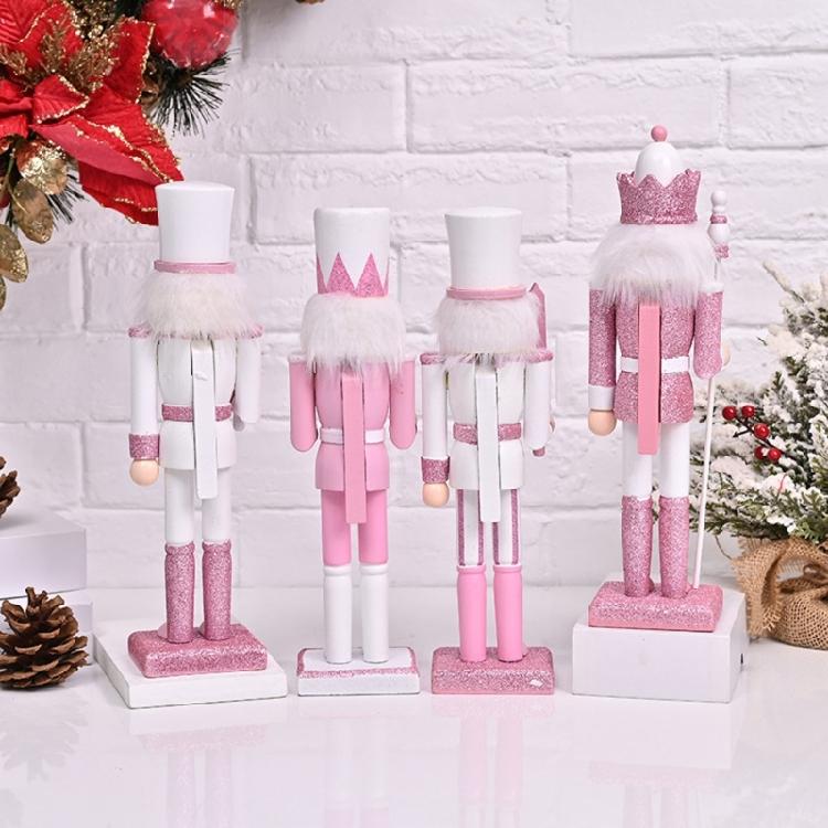 Nutcracker Soldier King Christmas Decor for Indoor Tabletop Desktop Holiday Home