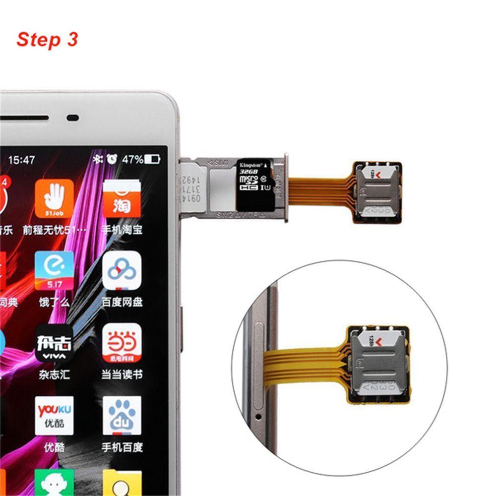 Adaptér Nano Sim Prodloužení pro Redmi Huawei Rozšířené Karty Adaptéry SIM Prodloužení Čtečka Karet