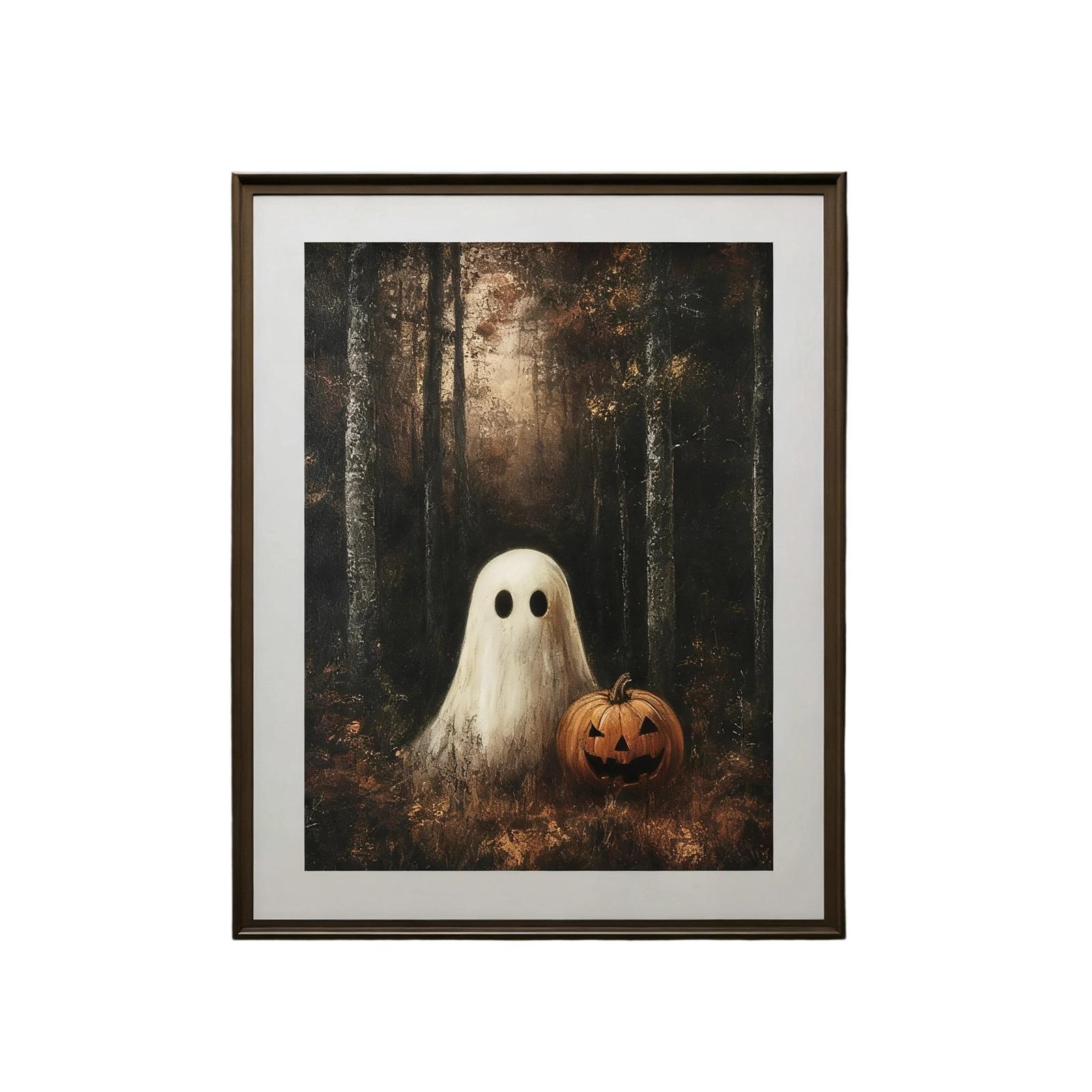 

Винтажный стиль Хэллоуин и тыквенное искусство рамка украшение One Size