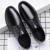 Men's 2024 New Shoes Black Leather Formal Shoes for Men Oxfords Male Wedding Party Office Business Shoe Man Zapatos De Hombre