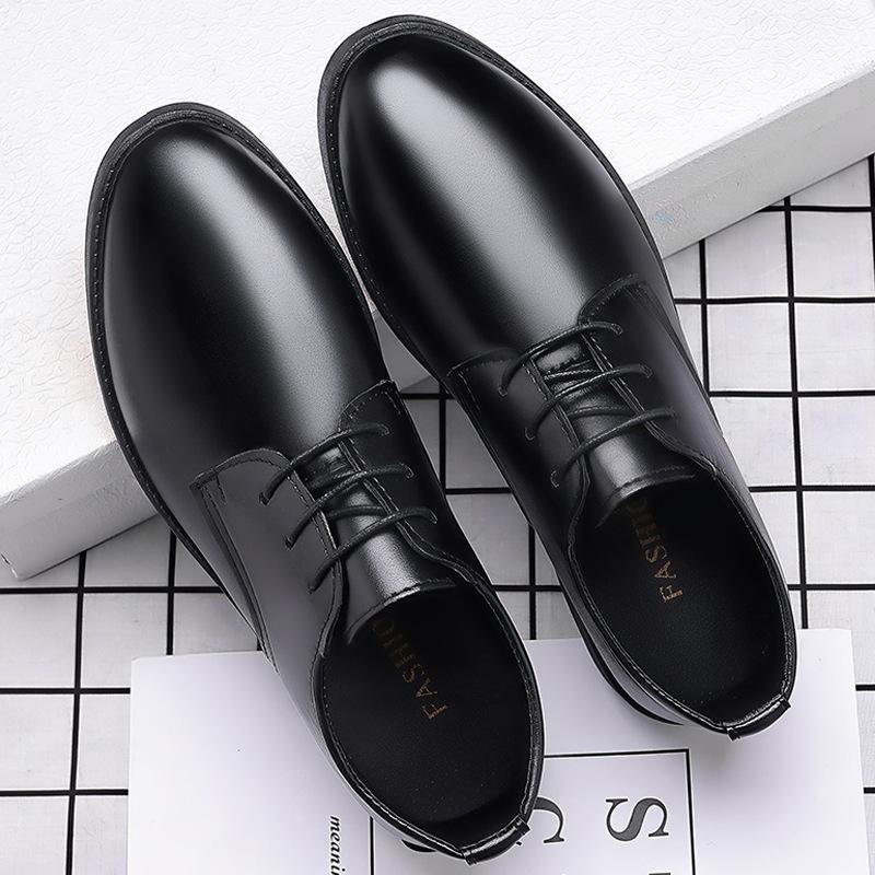 Men's 2024 New Shoes Black Leather Formal Shoes for Men Oxfords Male Wedding Party Office Business Shoe Man Zapatos De Hombre