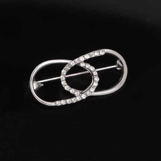 Sparkling Geometric Shape Rustproof Corrosion Resistant Stunning Visual Effect Shiny Waist Pin