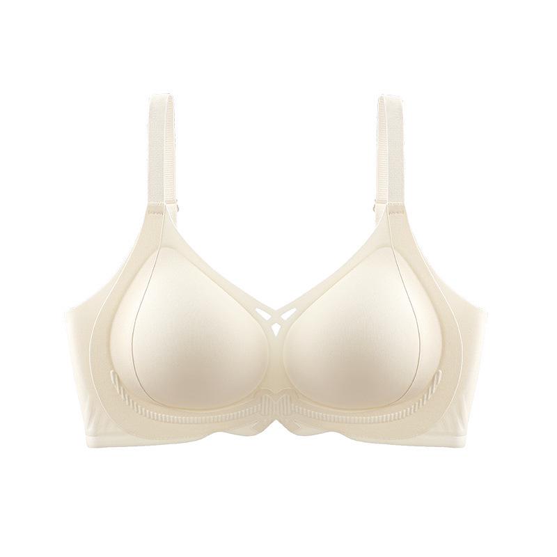 Seamless Push-Up Bra for Women - Anti-Sagging, Side Support, and Adjustable Soft Lift