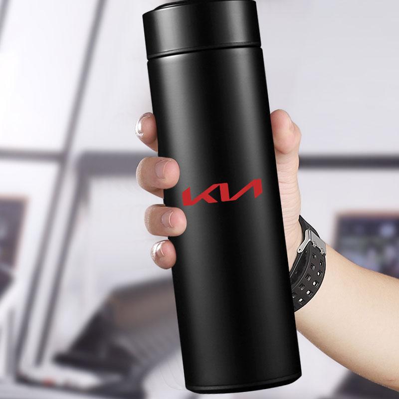 500ml Chytrý LED displej teploty Auto Přenosný termoska Auto styling Pro KIA Ceed Rio Sportage R K2 K3 K4 K5 K6 Soul Opeima Ceed Sorento Cerato