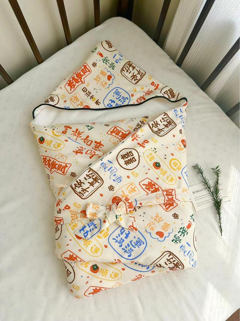Pure Cotton Knitted Baby Swaddle Blanket for All Seasons