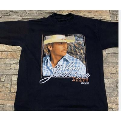 Alan Jackson T Shirt Med Large Drive 2002 Tour Country Music