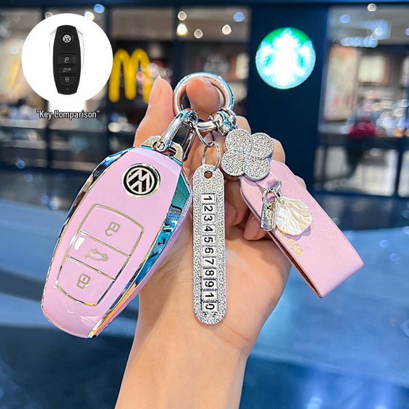 Key Cover for 2021 Volkswagen Touareg - Fits Imported Models 2017-2021