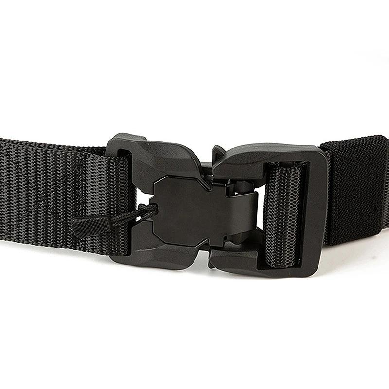 Genuine Tactical Belt Quick Release Magnetic Buckle Belt Soft Real Nylon Sports Accessories men and women belt
