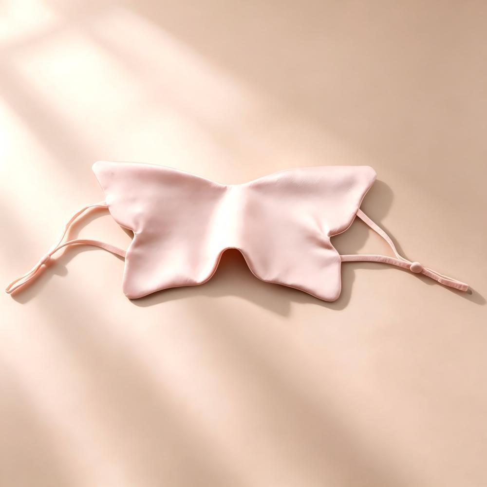 Double Sided Light Blocking Eye Cover Portable Butterfly Print Eye Mask Sleep Eye Mask Home Naps