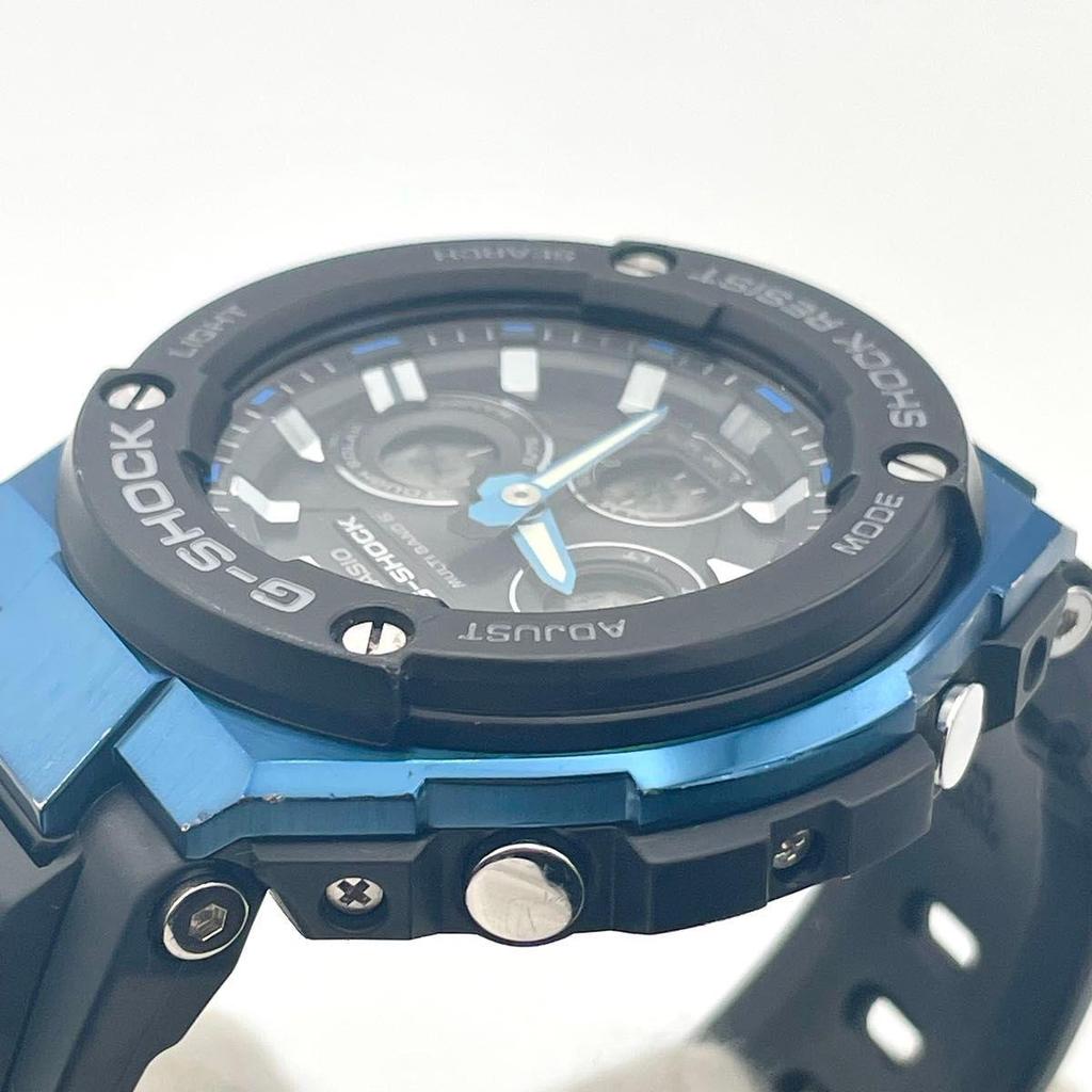 Used [Beautiful Condition] CASIO G-SHOCK Watch, Working Condition, Tough Solar, Blue, GST-W300G-1A2JF