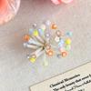 Beaded Flower Handcrafted Beaded Jelly Shoes Shoes Buckles Sandals Accessory For Woman Removable Shoe Accessories