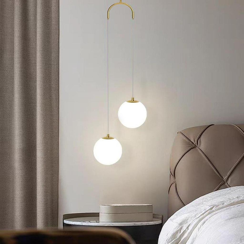 Ball Chandelier with Glass Shade And E27 Base for Indoor