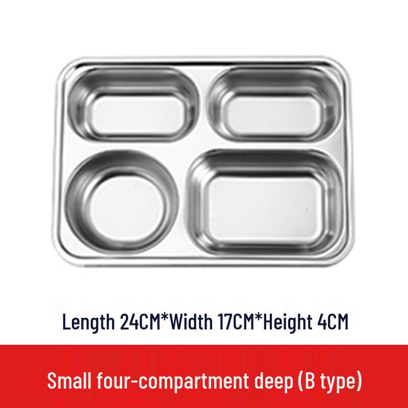 

Stainless Steel Divided Dinner Plate