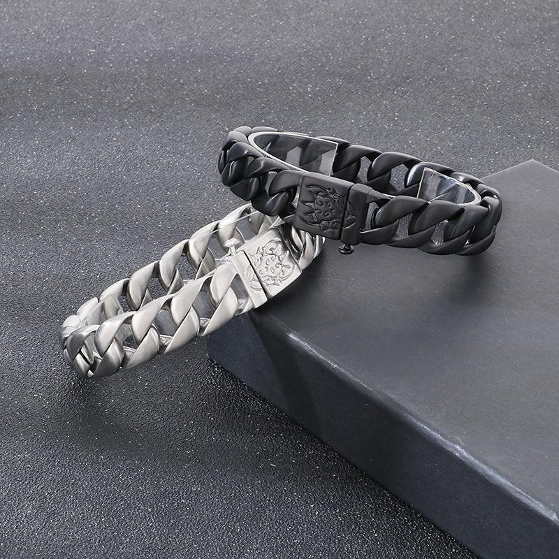 Kalen Men's Trendy Stainless Steel & Gold Korean Style Bracelet