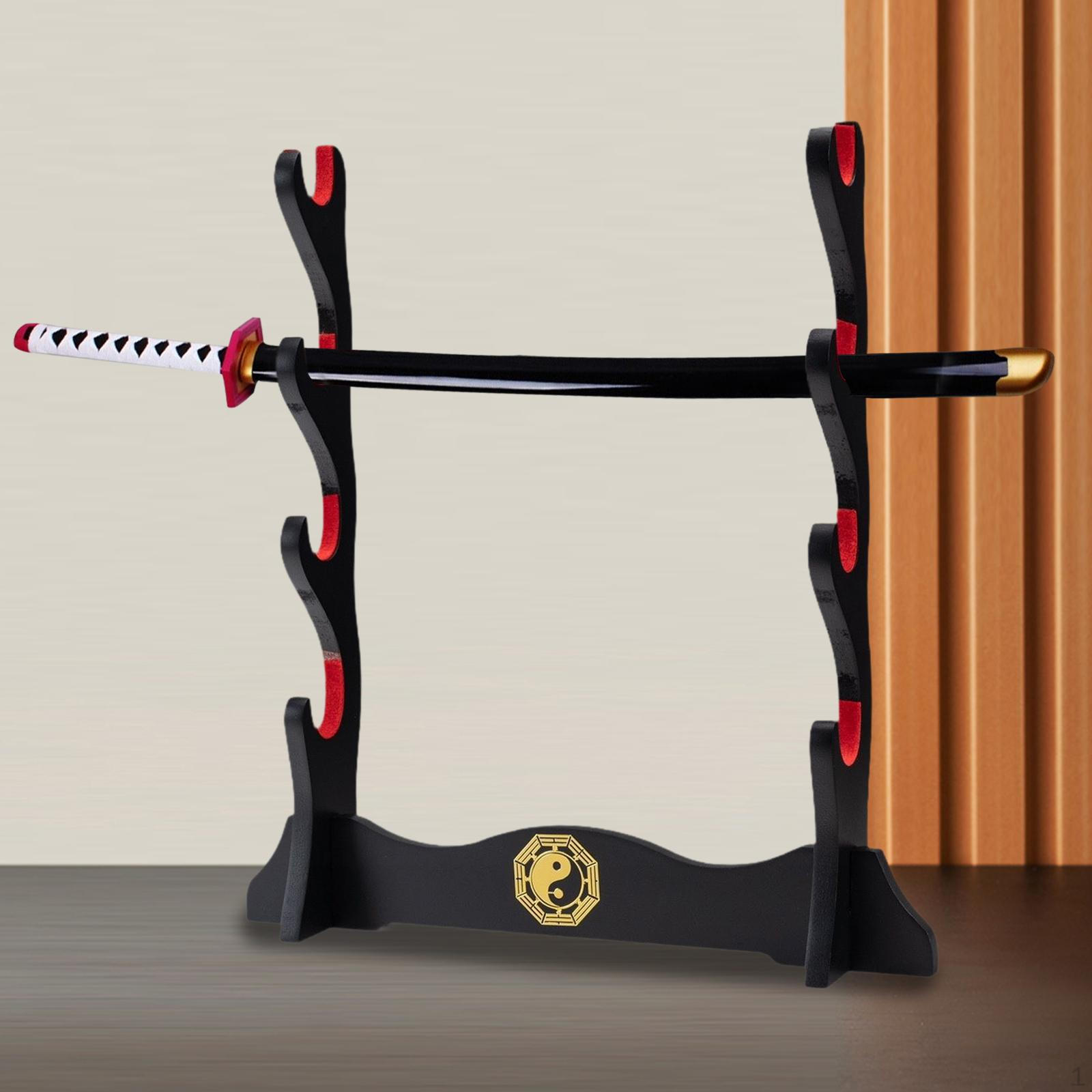 Китайский стиль Настольная подставка для меча Держатель Декоративный Наследие Культуры Классика 4 layers