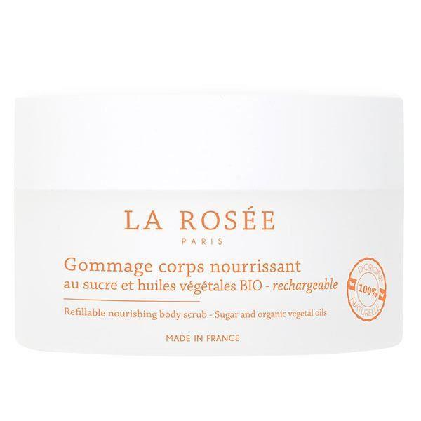 Gommage Corps Nourrissant Bio - La Rosée - Rechargeable 200g - Exfoliant Naturel - Parfum Coco Vanille - Vegan