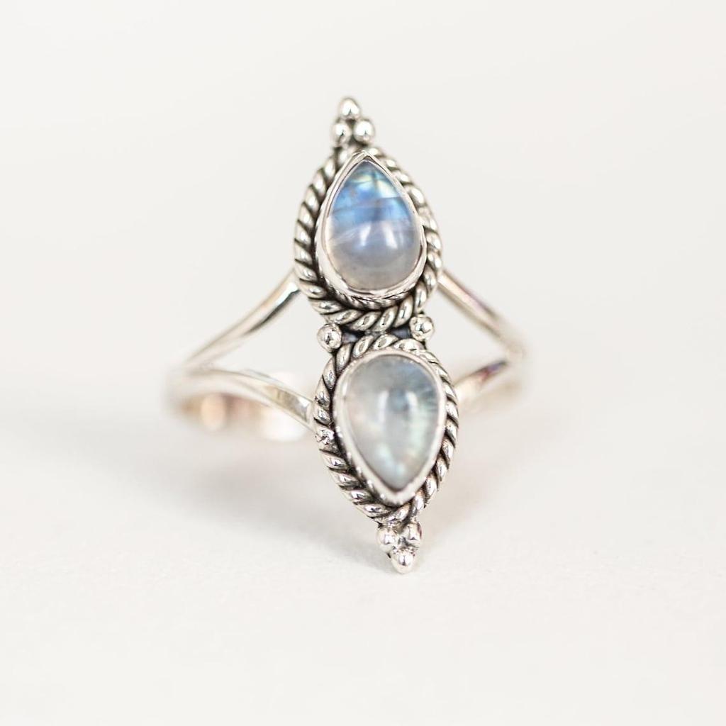 Initial Birthstone Ring • Letter Ring by Sunrise• Mothers Ring • Birthday Gifts • Bridesmaid Gifts