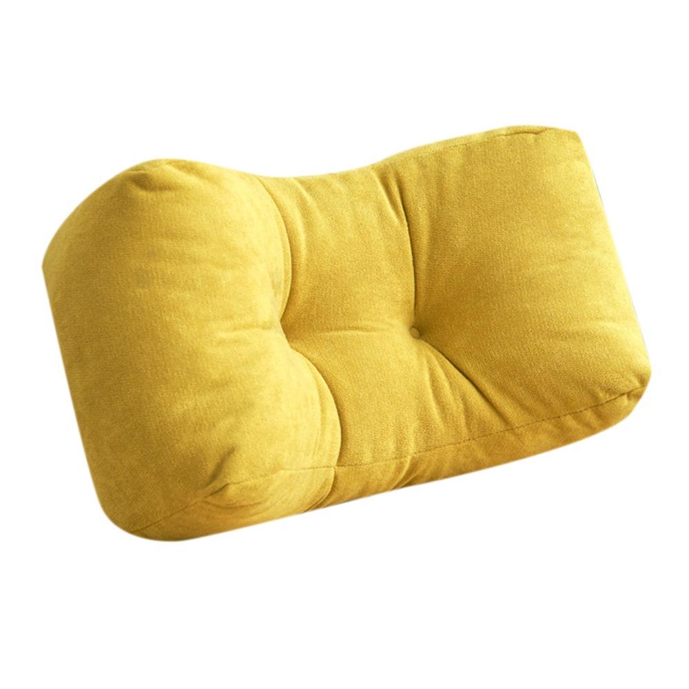 Soft Ergonomic Back Pillow 35x16x20cm Low Back Pain Relief Chair Cushion  for Car Seat Bed
