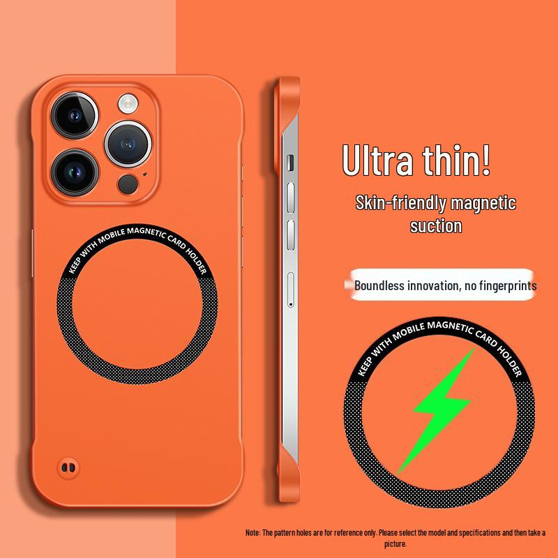 iPhone 17 Pro Max Frameless Magnetic Magsafe Case with Drop Protection