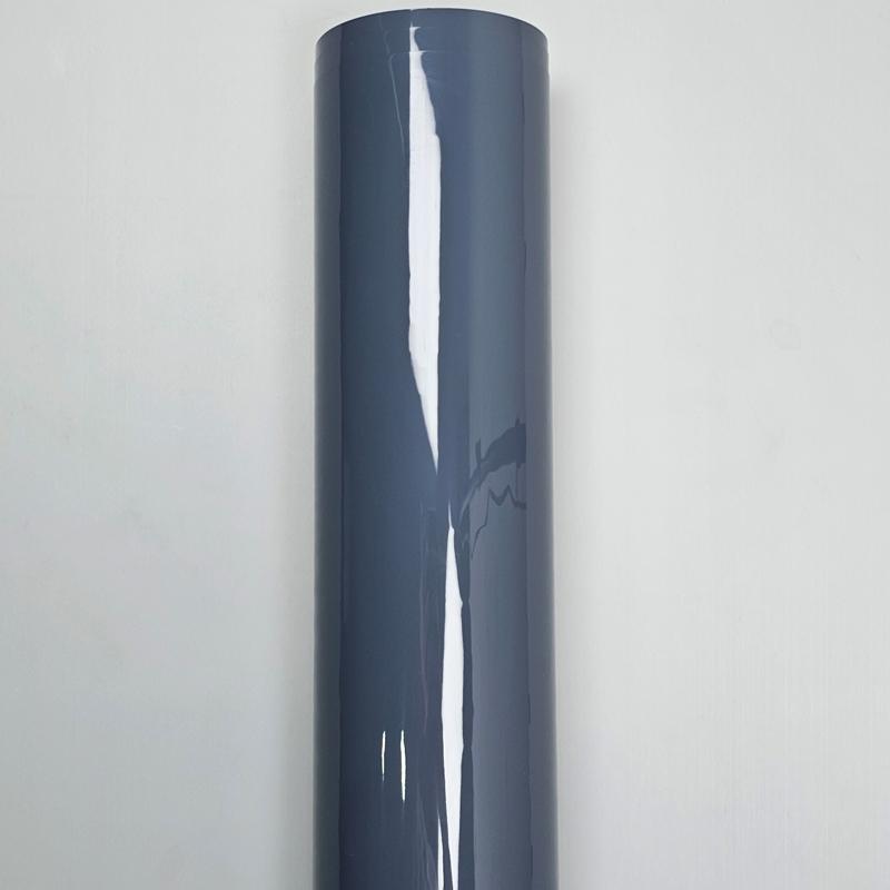 High Glossy Cement Gray Adhesive Vinyl for Car Film Cover Stickers on Motorcycle Accessories for Vehicles Sticker Wrap Exterior