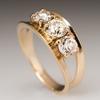 European, American and Korean versions of simple zircon rings, fashion temperament, hollow ring rings, accessories