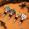 Halloween Wine Stopper In Pumpkin Shape, A Festive Gift, Zinc Alloy Wine Bottle Stopper for Preservation and Sealing
