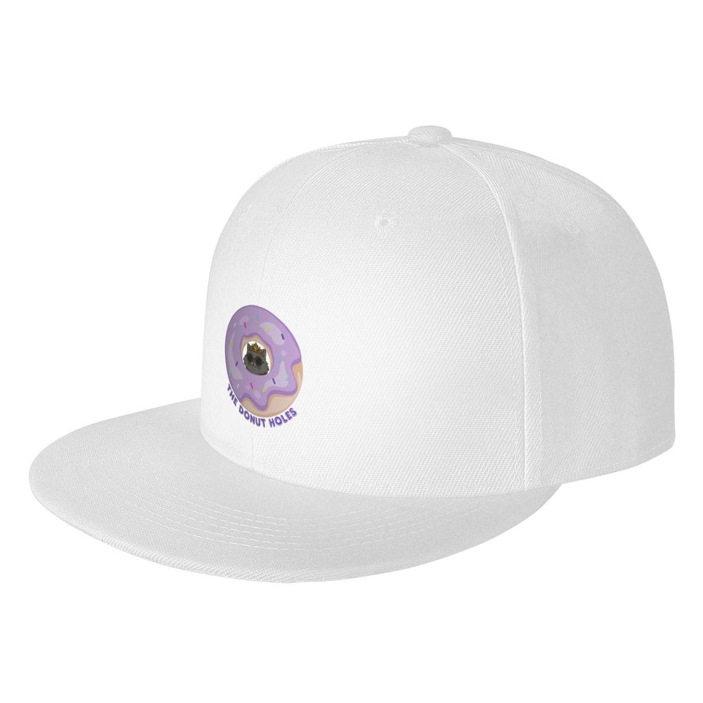 Fashion Cat Princess In a Dungeon The Donut Holes Fan Club Flat Brim Sun Hat Seaside Vacation Golf Cap