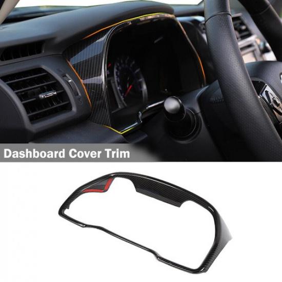 Carbon Fiber Dashboard Box Panel Frame Cover Trim Decor Bezels for 4Runner 2010+