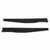 2Pcs Side Skirt Spoiler Left Right 860mm Glossy Black Reduce Air Resistance ABS Scratch Resistant Universal for Cars
