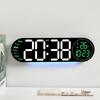 Large LED Wall Clock with Remote Control and Count Down Function 2 Alarms Temperature for Students and Professional