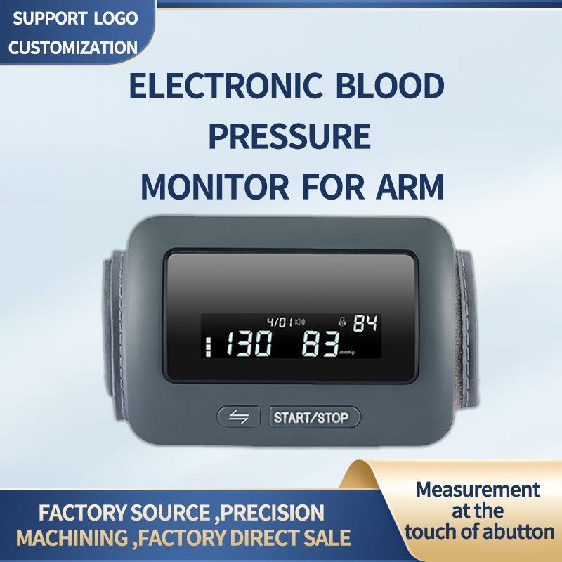Automatic Blood Pressure Monitor with Voice Broadcast and Memory Function Heart Rate Pulse Monitor for Home Health Care