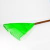 24-Tooth Plastic Garden Rake for Leaves and Grains