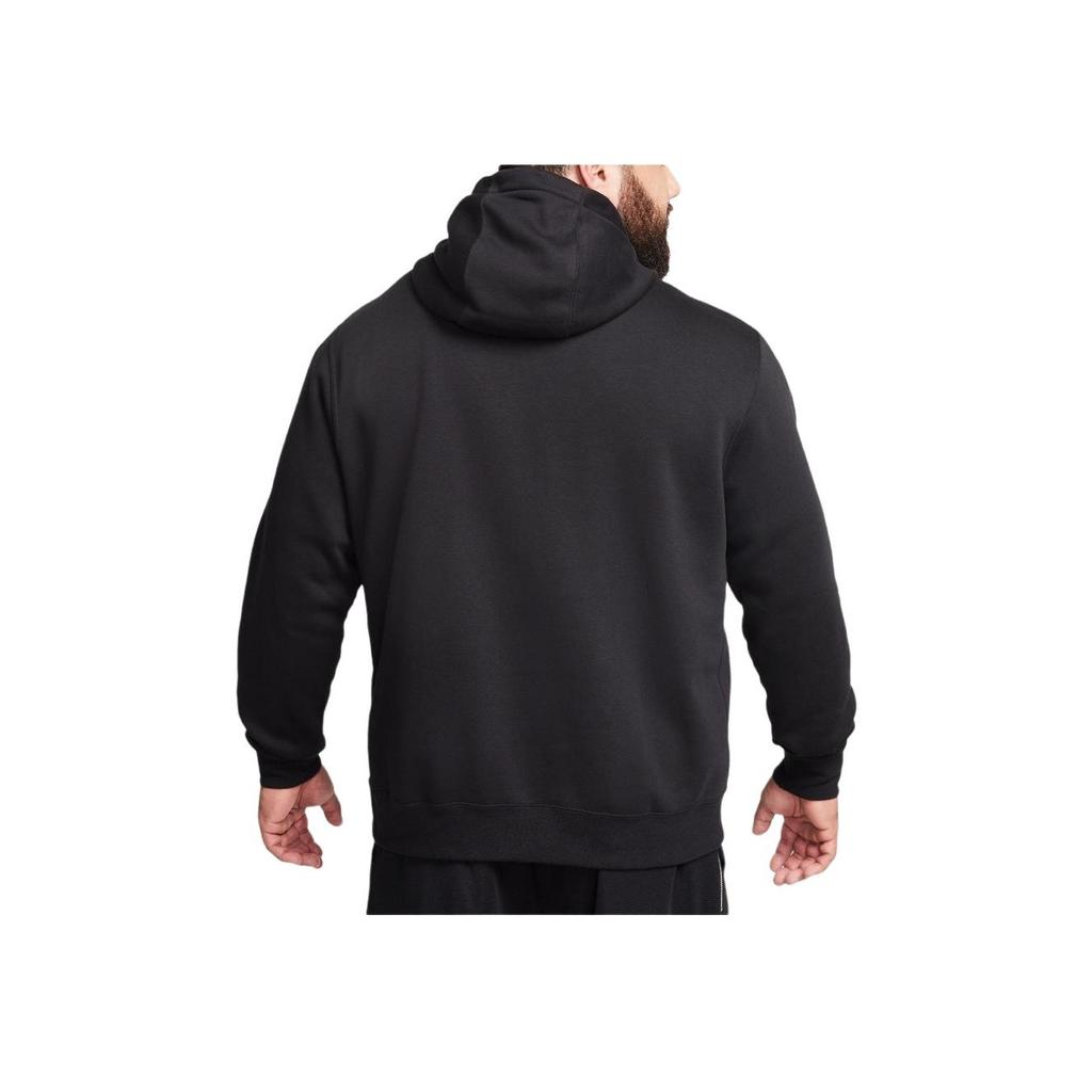 Nike NBA Team 31 Club Fleece Pullover Hoodie Black/White Men Streetwear DX9793-010