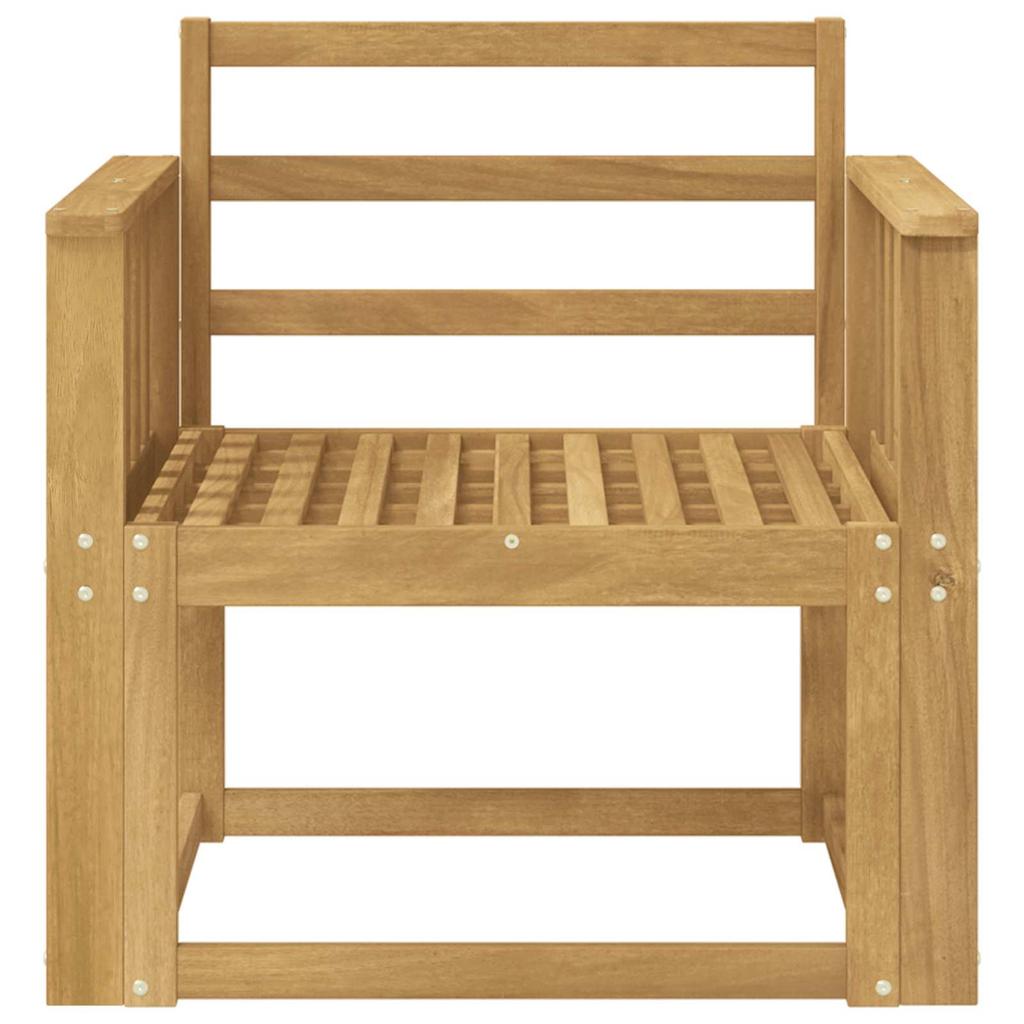 Outdoor Sofa Set Solid Wood Acacia White