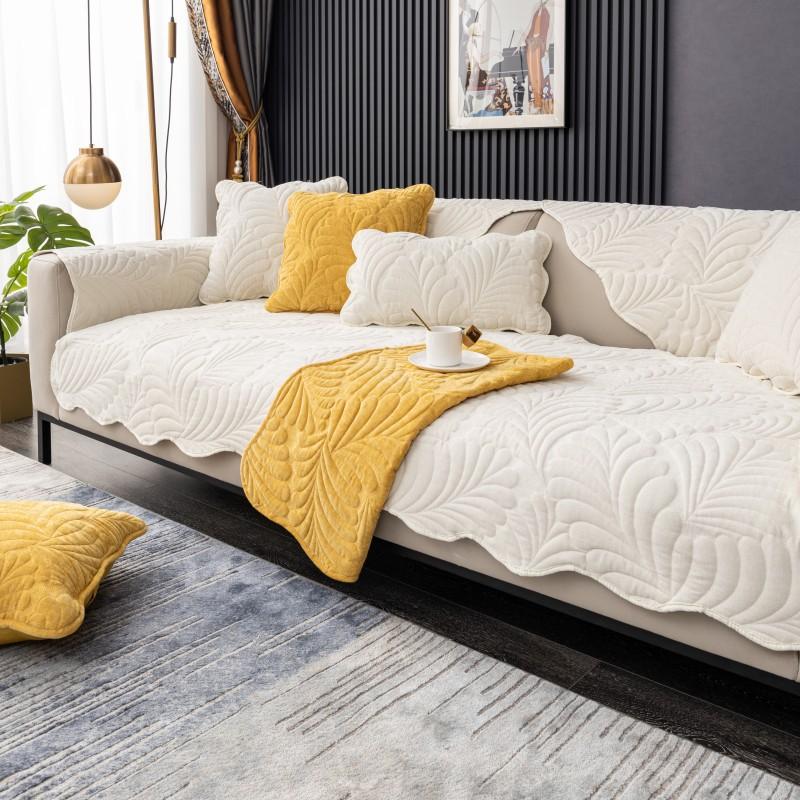 Sofa Cushion Universal In All Seasons  New Light Luxury High-End Seat Cushion Non-Slip Leather Sofa Special Cover Cover Cloth