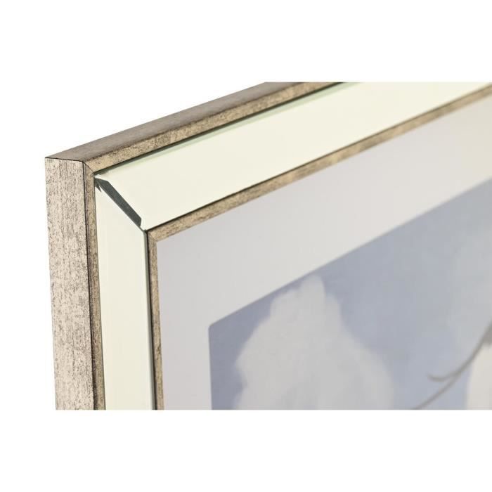 Gerahmtes Bild - Natürlich und golden - Mittelmeer-Vögel - 3 Teile - 56 x 66 cm - Wanddekoration