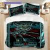 Horror Movie Characters Set Threepiece Set 1 Duvet Cover 2 Pillowcase Without Core Soft And Comfortable Bedding Set