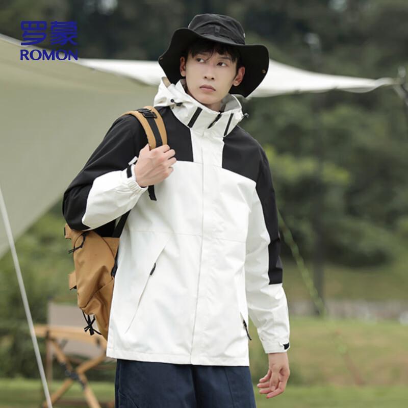 ROMON S Unisex Hooded Outdoor Windbreaker Jacket FY01