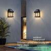 Powerful Solar Wall Light Outdoor Waterproof LED Lamp House Garden Fence Decoration Light Sensor Solar Energy Wall Lantern LED