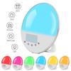 2022 Dual Alarm Clock with Sunrise Wake-Up Light, 7-Color LED Bedside Night Light, and Sunset Sleep Aid Function