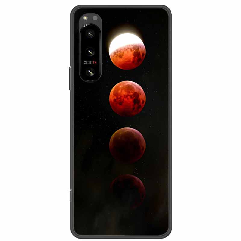Pro Sony Xperia 5 / 5 II / 5 III Pouzdro TPU Měkký Silikon Nárazuvzdorná Pouzdra pro Sony Xperia 5 III Kryt Telefonu 5II 5III Vlk Lvi