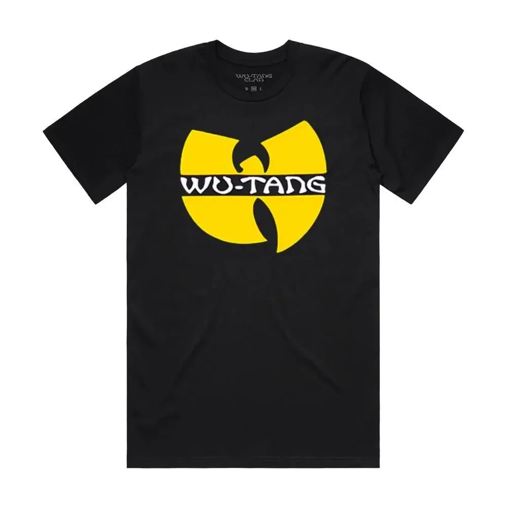 

WuTangClan Tees Vintage 90s Short Sleeve Rock Punk Tops Hige Street Tops Cotton Tshirts Print Casual Loose Streetwear Unisex S