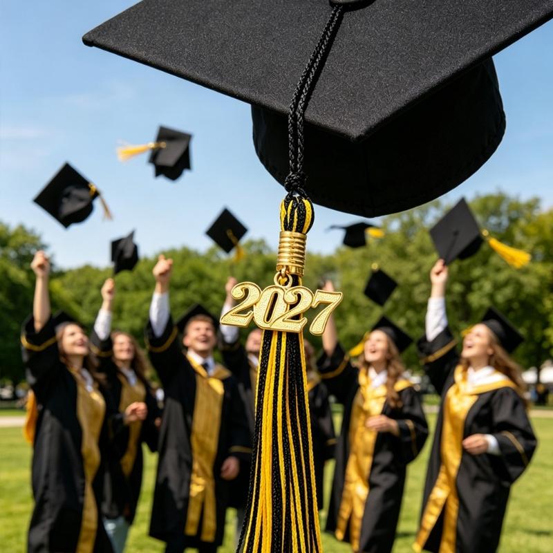 2027 Graduation Year Tassels With Polyester Strand For Ceremonies And Designs